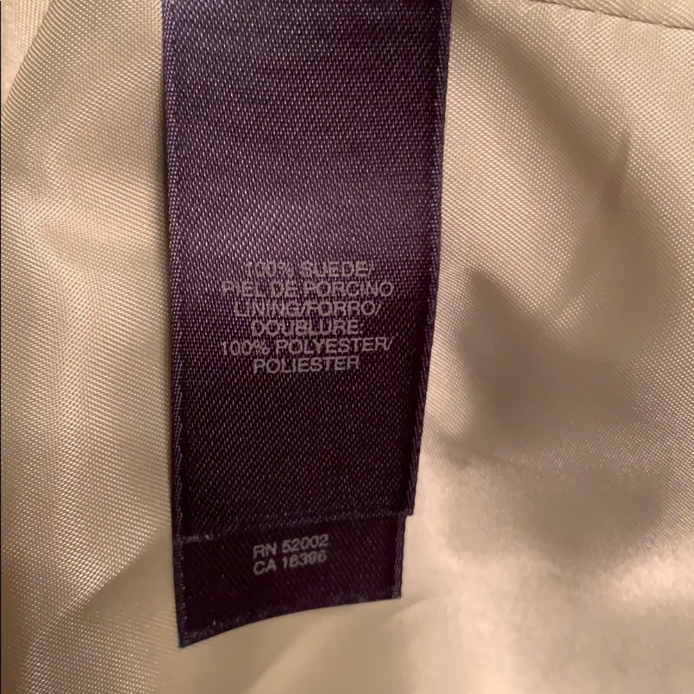 Light Green Suede Fully- Lined Blazer - image 5